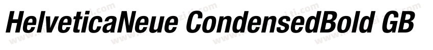 HelveticaNeue CondensedBold GBpc EU字体转换